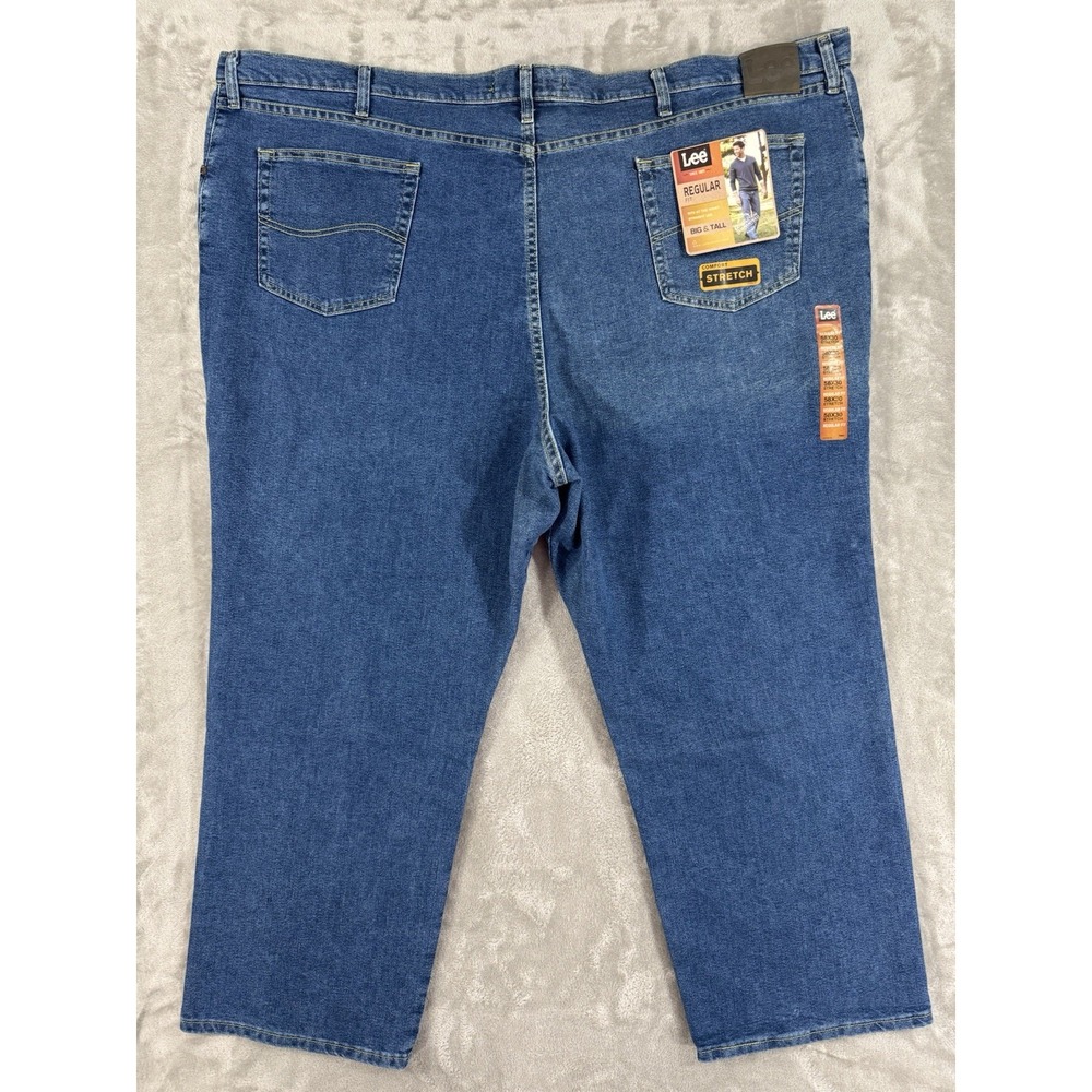 Lee Jeans Mens 58x30 Regular Straight Comfort Stretch Big Tall Western Workwear